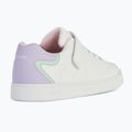 Geox Eclyper white/lilac junior shoes 11