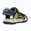 Geox Borealis ocean blue/gold junior sandals 11