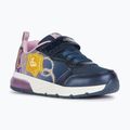Geox Spaceclub navy/lavender junior shoes 9