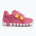 Geox Iupidoo pink / yellow children's shoes 2