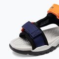 Geox Borealis ocean blue/orange junior sandals 7