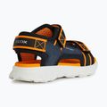 Geox Airadyum ocean blue/orange junior sandals 8