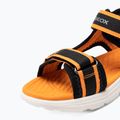 Geox Airadyum ocean blue/orange junior sandals 7