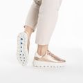 Geox Spherica EC4.1 women's shoes rose gold/optic white 2