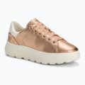 Geox Spherica EC4.1 women's shoes rose gold/optic white