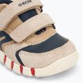 Geox Iupidoo children's shoes beige / navy 7