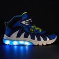 Geox Ciberdron navy/lime green children's shoes 8