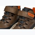 Geox Flexyper Plus brown cotto / black junior shoes 8