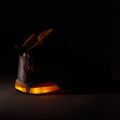 Geox Inek junior shoes black/yellow 8