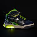 Geox Inek navy/lime green children's shoes 8