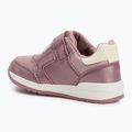 Geox Rishon dark pink/old white children's shoes 3