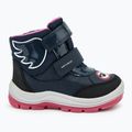 Geox Flantil ABX navy/fuchsia children's shoes 2