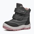 Geox Flantil ABX children's shoes anthracite/dark pink 10