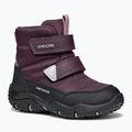 Geox Baltic ABX dark burgundy/black children's snow boots 8