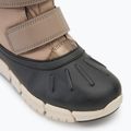Geox Flexyper ABX dark beige/black junior snow boots 7