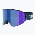 Bliz Flow matte blue/brown blue ski goggles 3