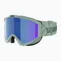 Bliz Liner matt green/brown blue ski goggles 3