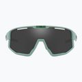Bliz Fusion matt green/smoke sunglasses in silver mirror 3