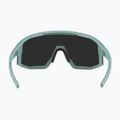 Bliz Fusion matt green/smoke sunglasses in silver mirror 4