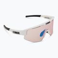 Bliz Matrix Small Nano Optics Nordic Light matt white/coral/orange blue sunglasses