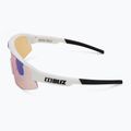 Bliz Matrix Small Nano Optics Nordic Light matt white/coral/orange blue sunglasses 4