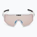 Bliz Fusion Small Nano Optics Nordic Light matt white/coral/orange blue sunglasses 4