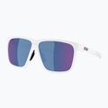 Bliz A001 matte white/grey blue multi sunglasses