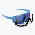 Bliz Fusion matte blue/grey blue mirror sunglasses