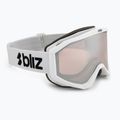 Ski goggles Bliz Liner matte white/pink/silver mirror