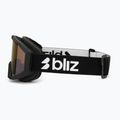 Ski goggles Bliz Liner matte black/orange/silver mirror 4
