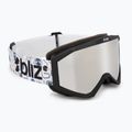 Children's ski goggles Bliz Liner Jr matte black/brown/silver mirror