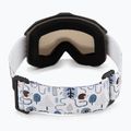 Children's ski goggles Bliz Liner Jr matte black/brown/silver mirror 3