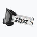 Children's ski goggles Bliz Liner Jr matte black/brown/silver mirror 8