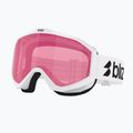 Children's ski goggles Bliz Liner Jr matte white/pink 5