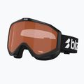 Children's ski goggles Bliz Liner Jr matte black/orange 5
