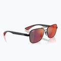 Sunglasses Ray-Ban Rb8336M Scuderia matt black/dark grey mirror blue/red