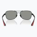 Sunglasses Ray-Ban Rb8336M Scuderia matt black/dark grey mirror blue/red 5