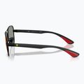 Sunglasses Ray-Ban Rb8336M Scuderia matt black/dark grey mirror blue/red 6