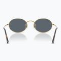 Sunglasses Ray-Ban Oval arista gold/blue 5