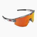 Sunglasses Bliz Matrix transparent dark grey/brown red multi