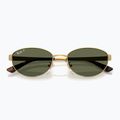 Sunglasses Ray-Ban RB3774D arista gold/dark green polarized 3