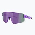 Sunglasses Bliz P005 transparent purple/smoke purple mirror