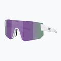 Sunglasses Bliz P005S matte white/smoke purple mirror