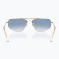 Sunglasses Ray-Ban RB3780 arista gold/transparent blue gradient 5