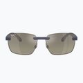 Sunglasses Ray-Ban RB4470 Polarized+ Lenses sand dark blue/grey gradient chromance 2