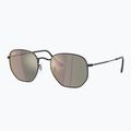 Sunglasses Ray-Ban Hexagonal arista gold/green g-15 polarized 4