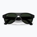 Glasses with a camera Ray-Ban Meta Aviator shiny black/trs g. green 9