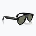 Glasses with a camera Ray-Ban Meta Aviator shiny black/g15 green polar 4