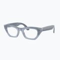 Glasses with a camera Ray-Ban Meta Zena milky grey lilac/trs copper