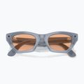 Glasses with a camera Ray-Ban Meta Zena milky grey lilac/trs copper 9
